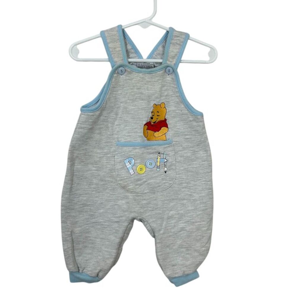 VTG 90s Winnie The Pooh Romper One Piece Baby 9 Months Embroidered